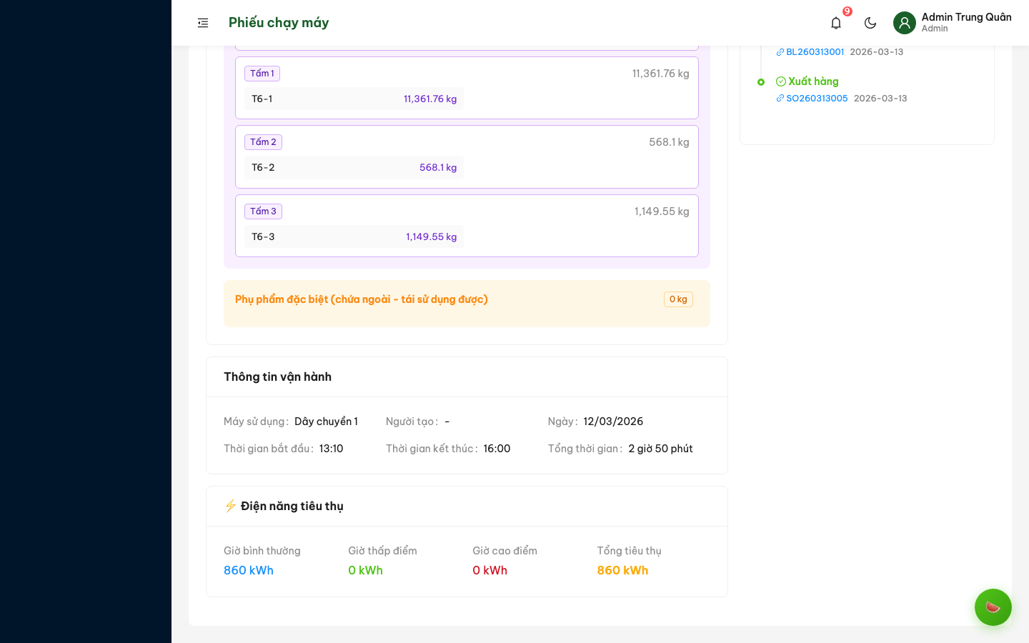 Chi tiết phiếu chạy máy (phần 3)